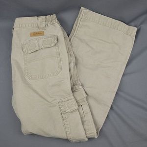 Cabelas Mens Trail Hiker Cargo Pants 32 30 Beige